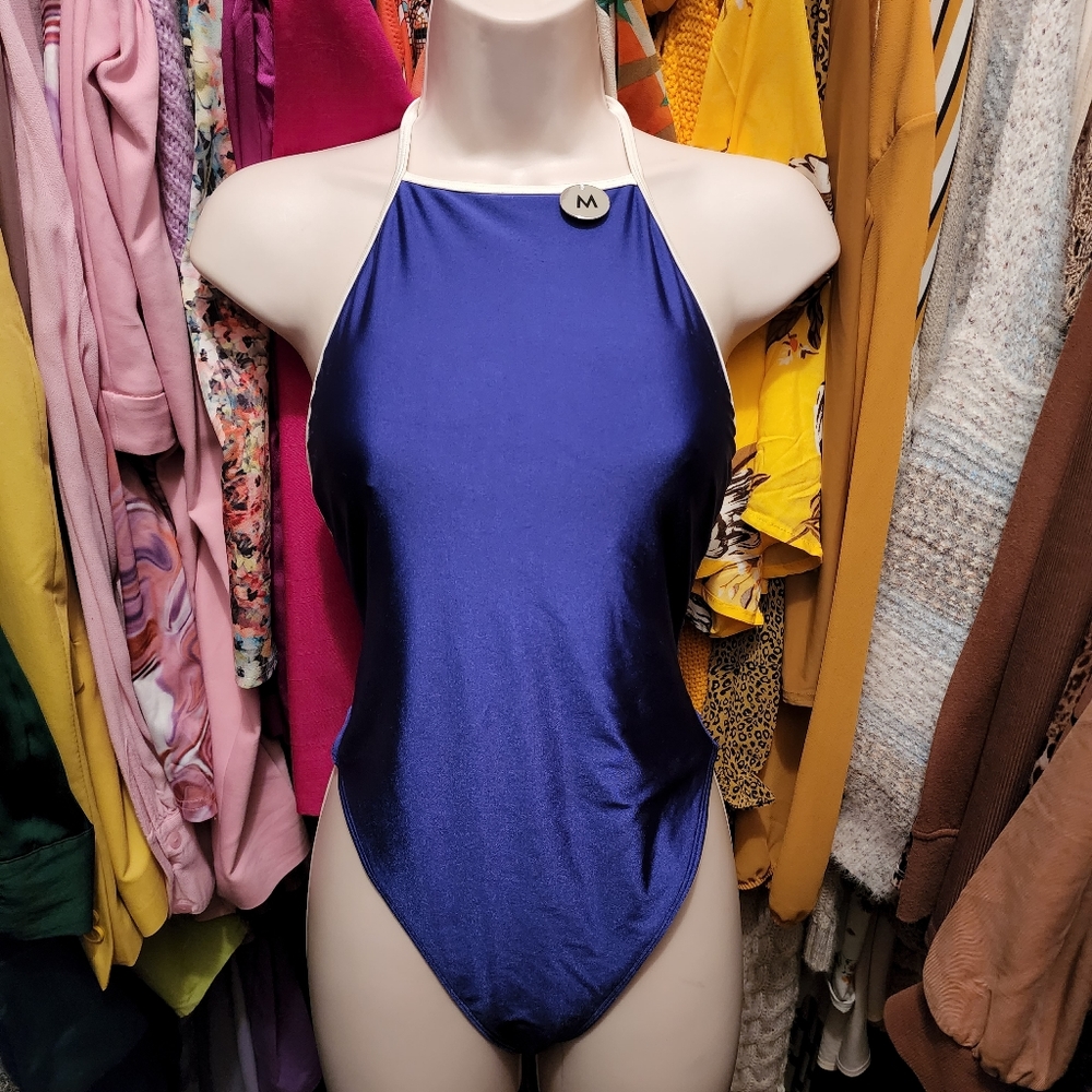 Blue one piece